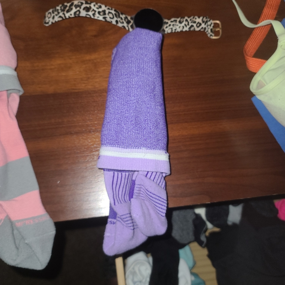 Lot of 7 pairs of compression socks